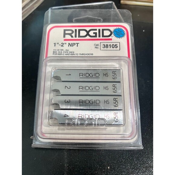 Ridgid 38105 1" to 2" NPT Pipe Threading Replacement Die - Picture 3 of 4